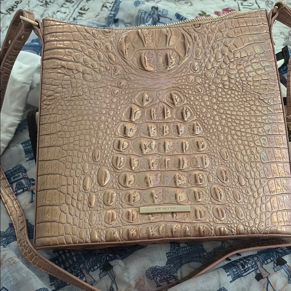 Brahmin Katie Apricot Rose Melbourne Crossbody